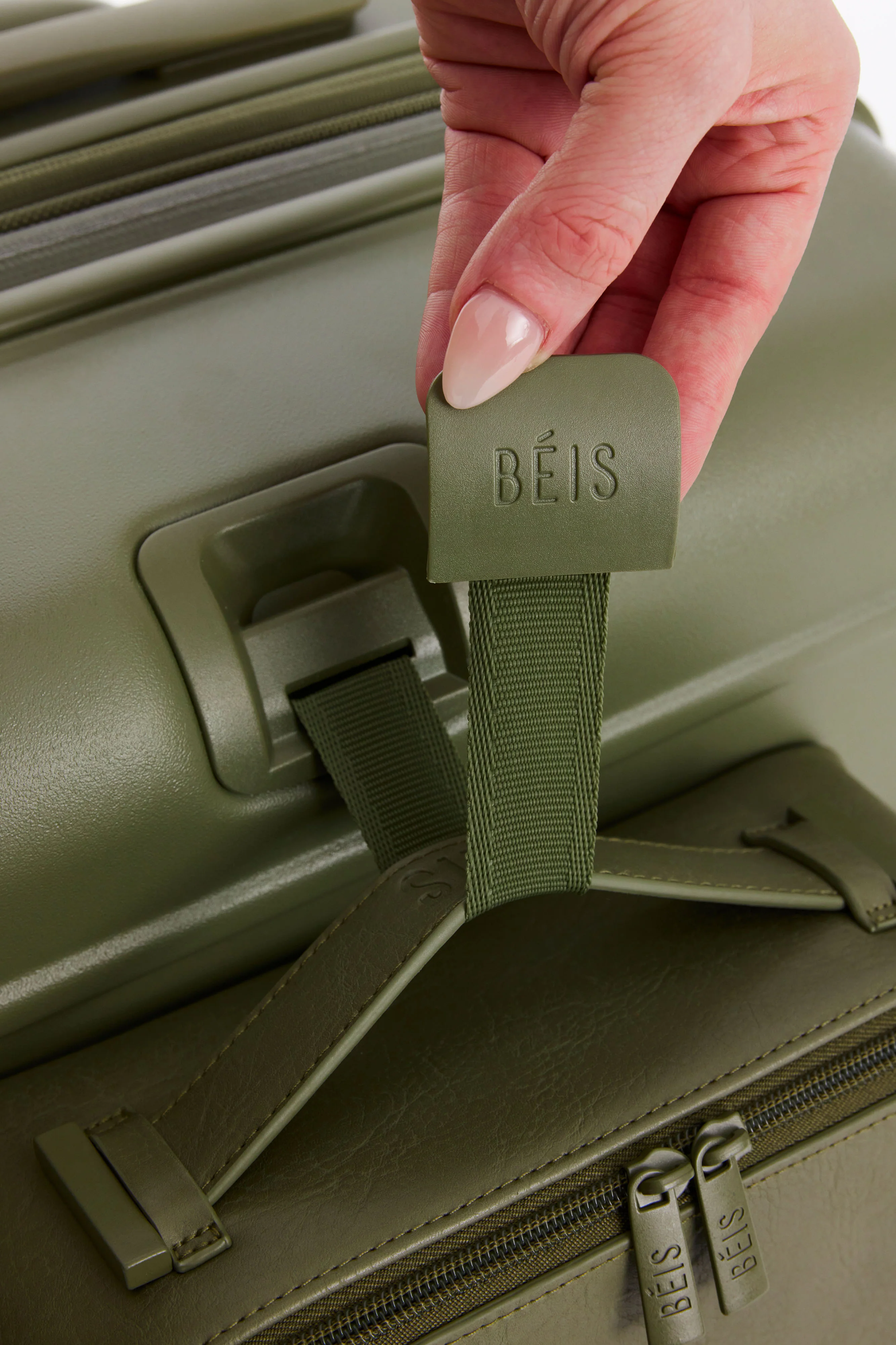 The Medium Check-In Roller in Olive - Image 9