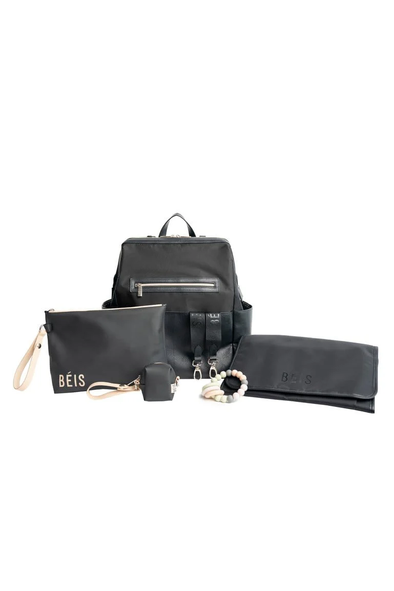 The Backpack Diaper Bag in Black - Image 9