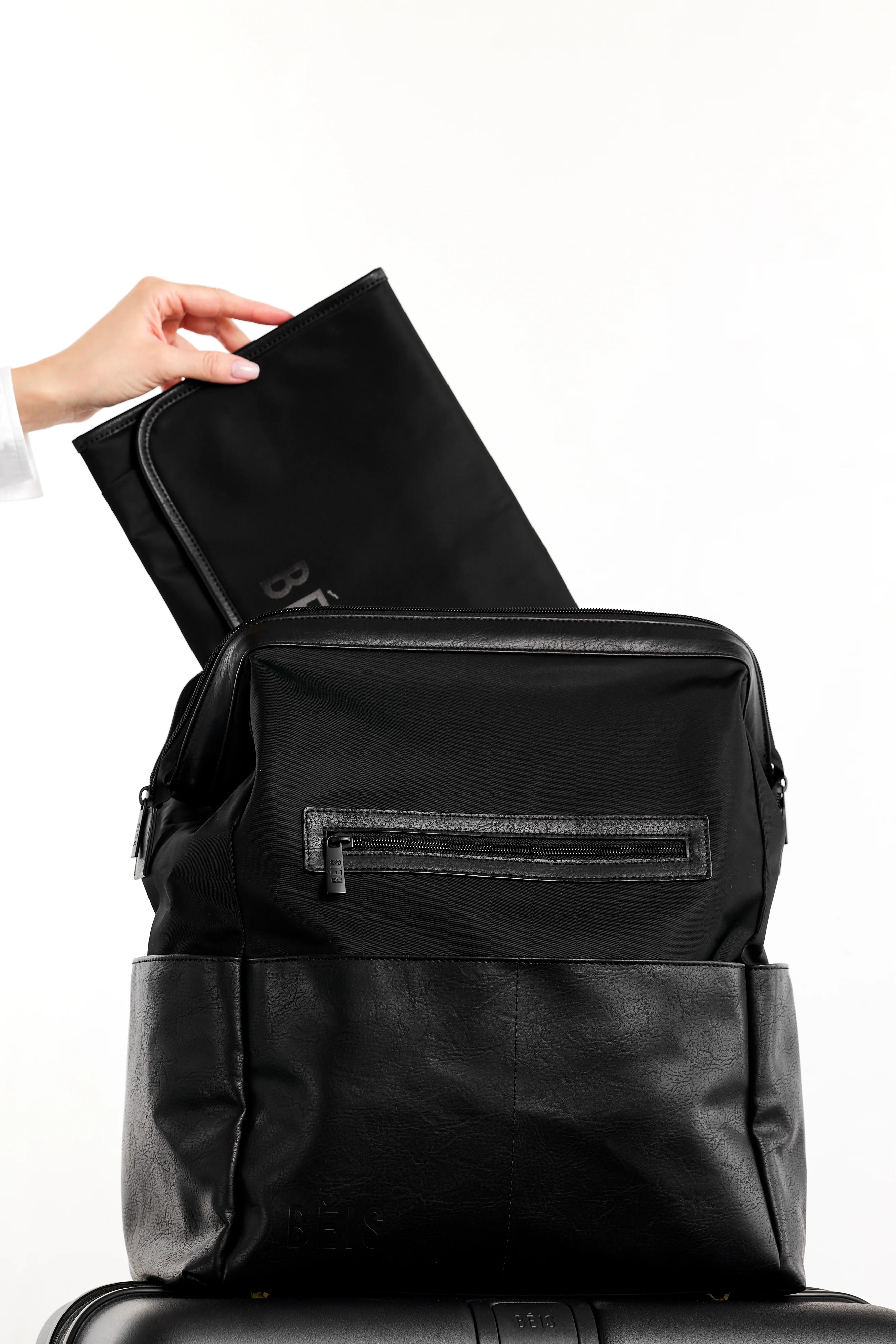 The Backpack Diaper Bag in Black - Image 10