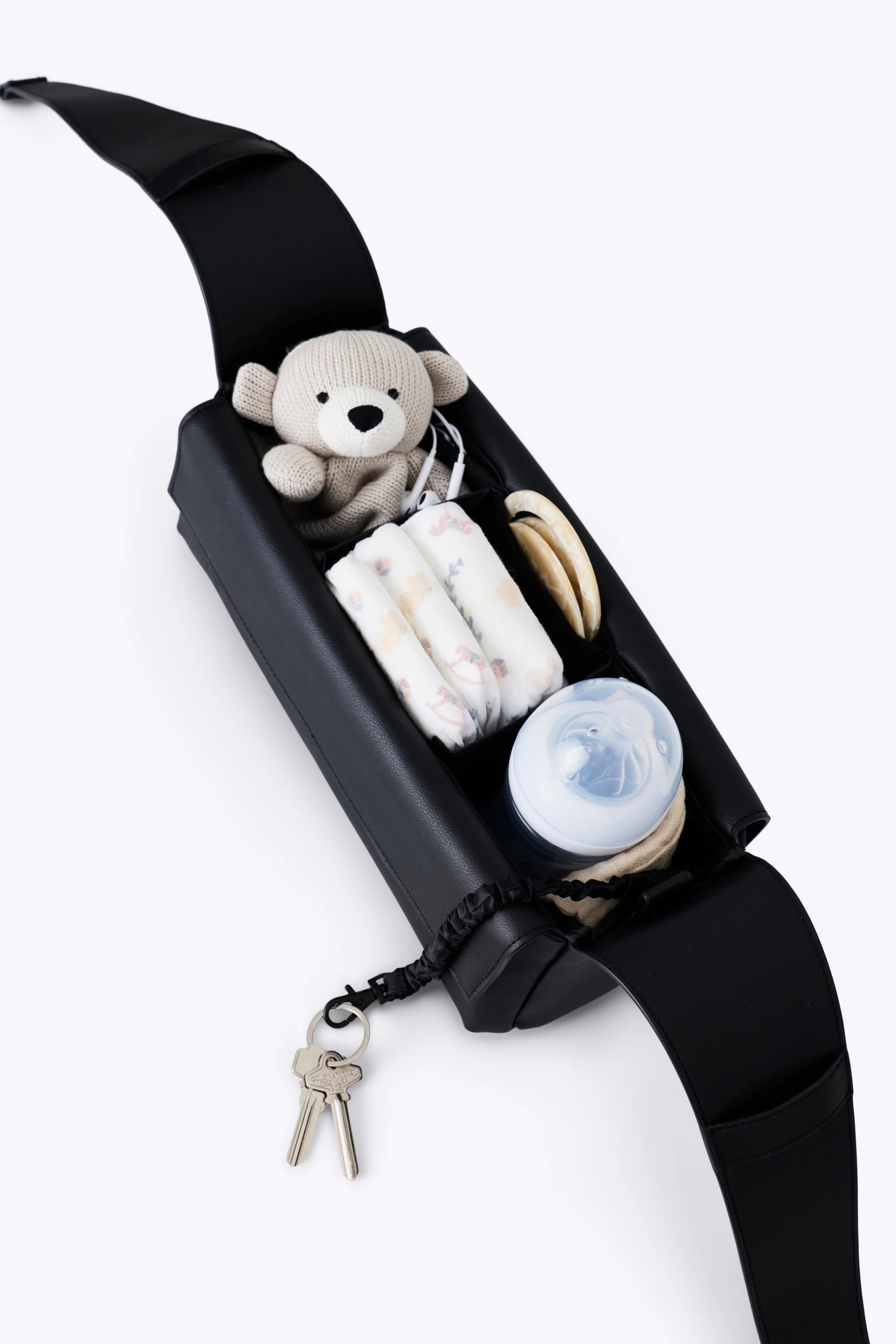 The Convertible Stroller Caddy in Black - Image 9