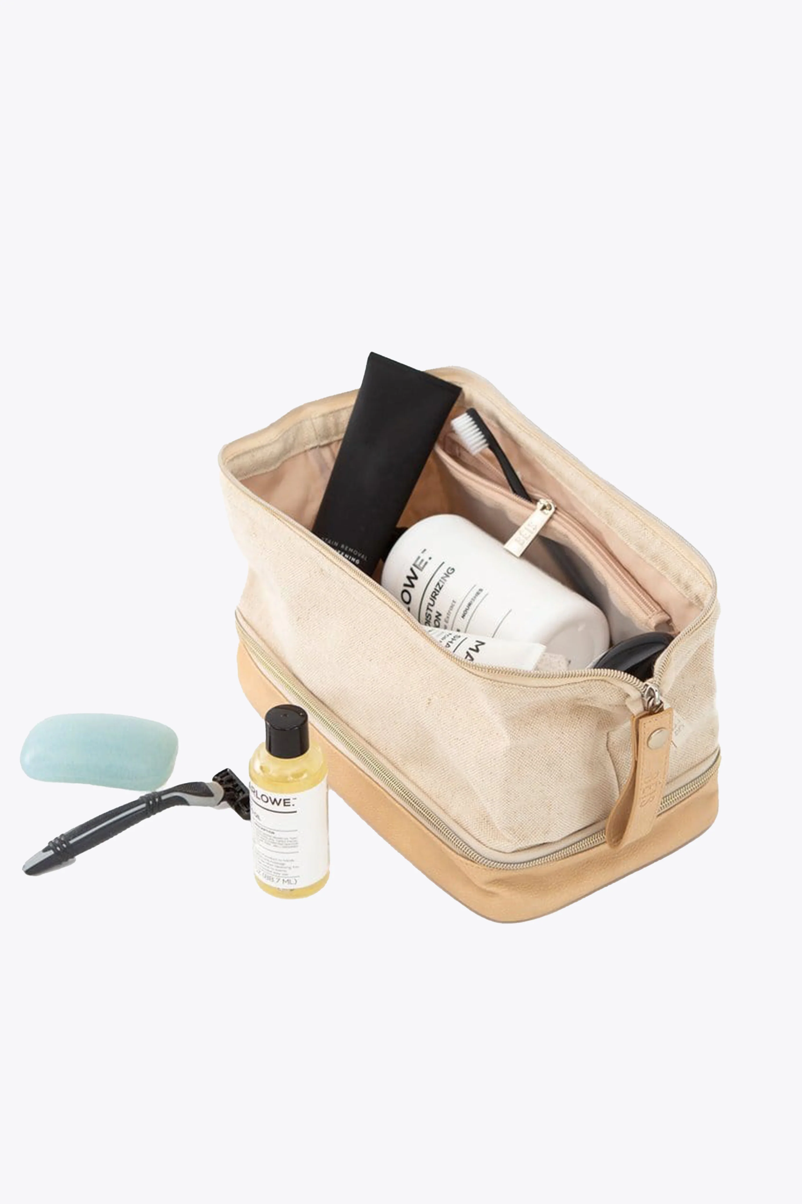 The Dopp Kit in Beige - Image 3