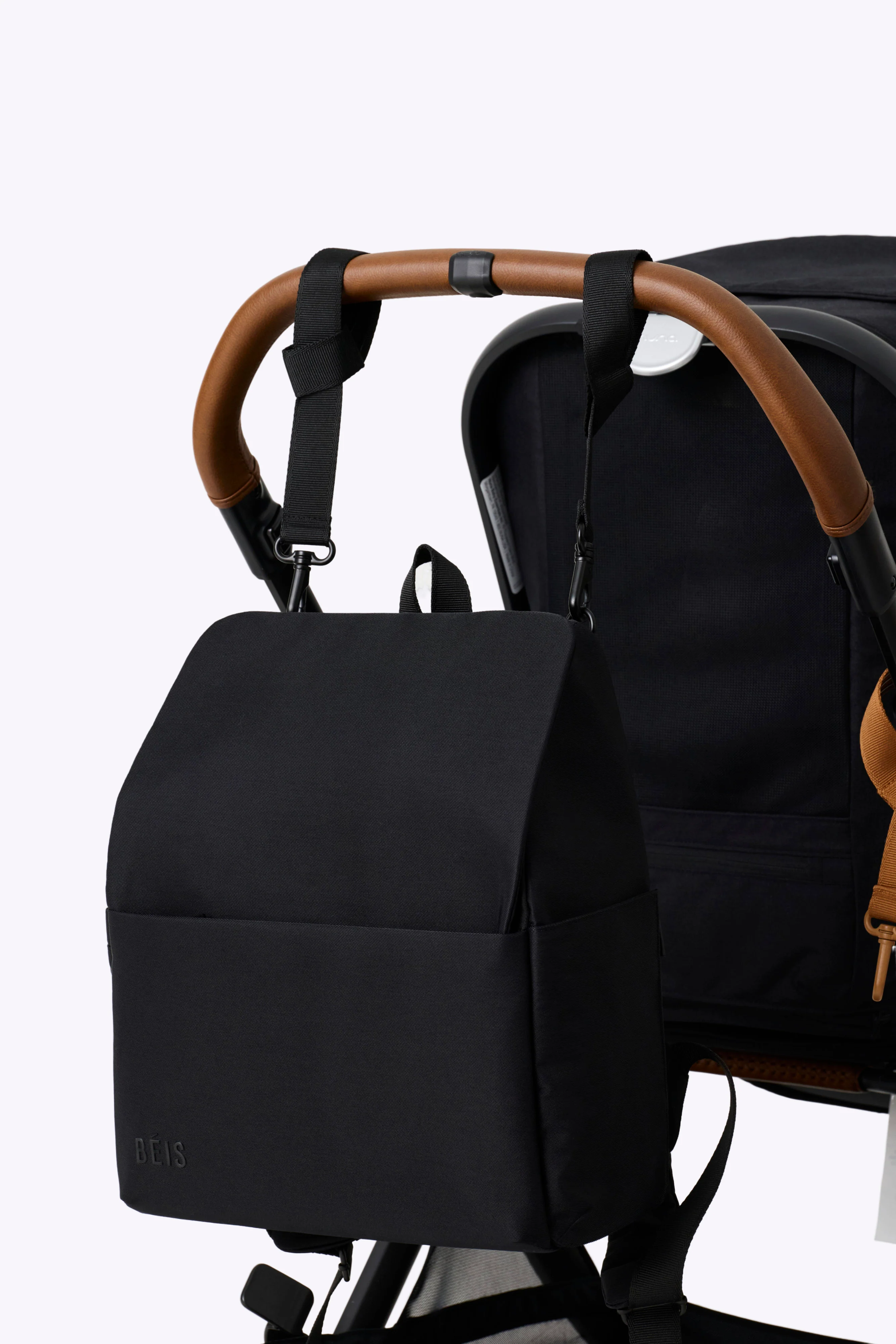 The Everyday Diaper Backpack in Black Nylon - Image 3