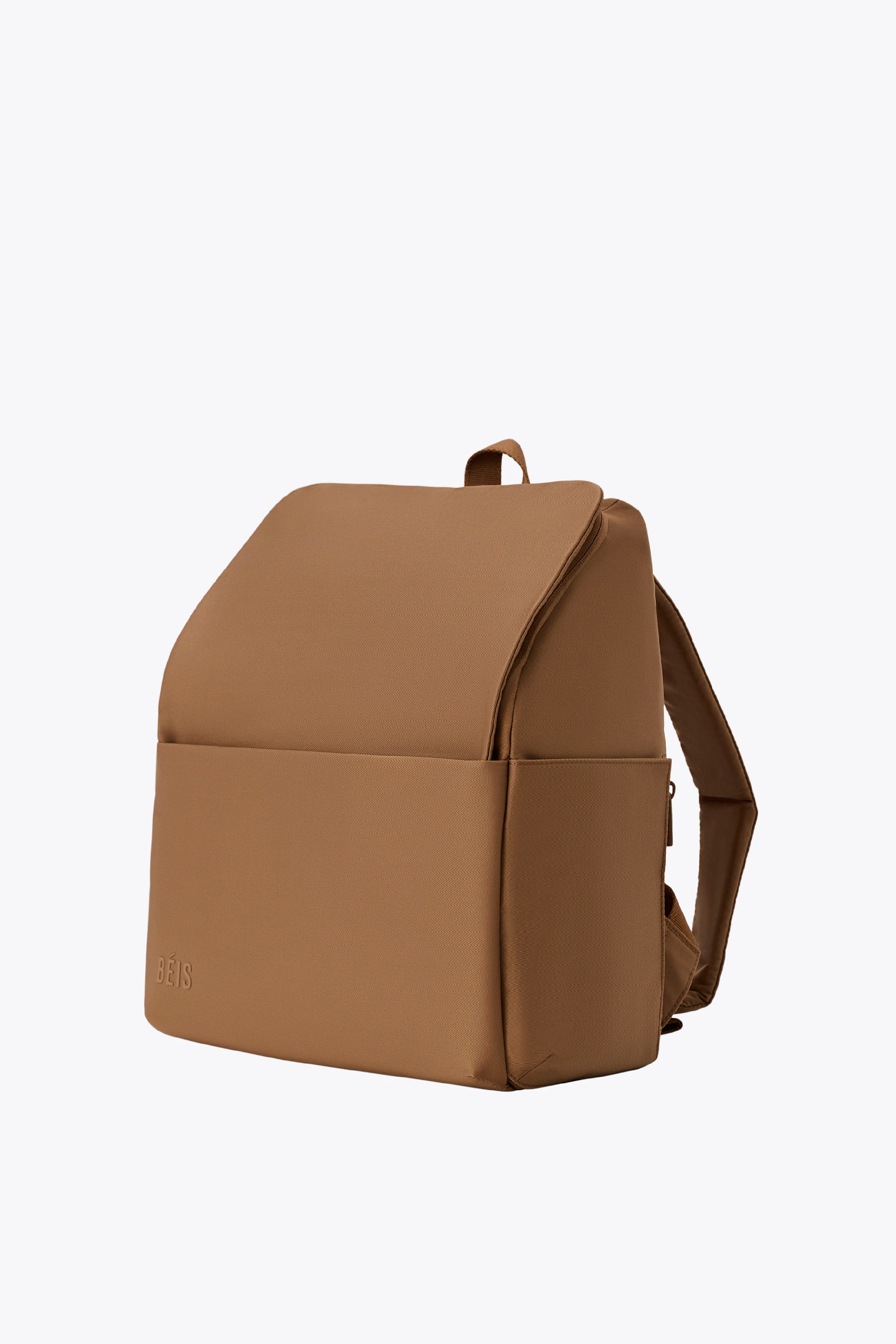 The Everyday Diaper Backpack in Camel Nylon - Image 6
