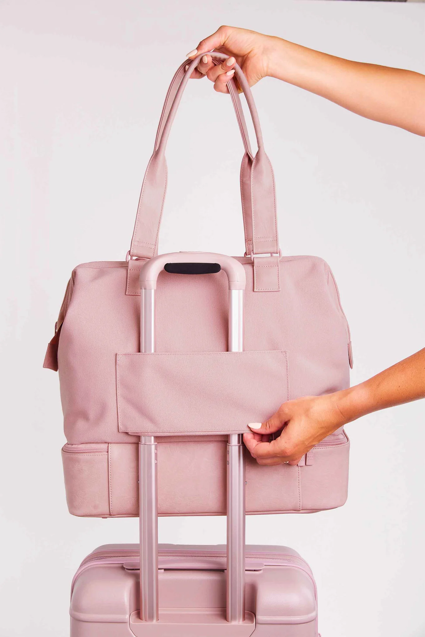 The Mini Weekender in Atlas Pink - Image 8